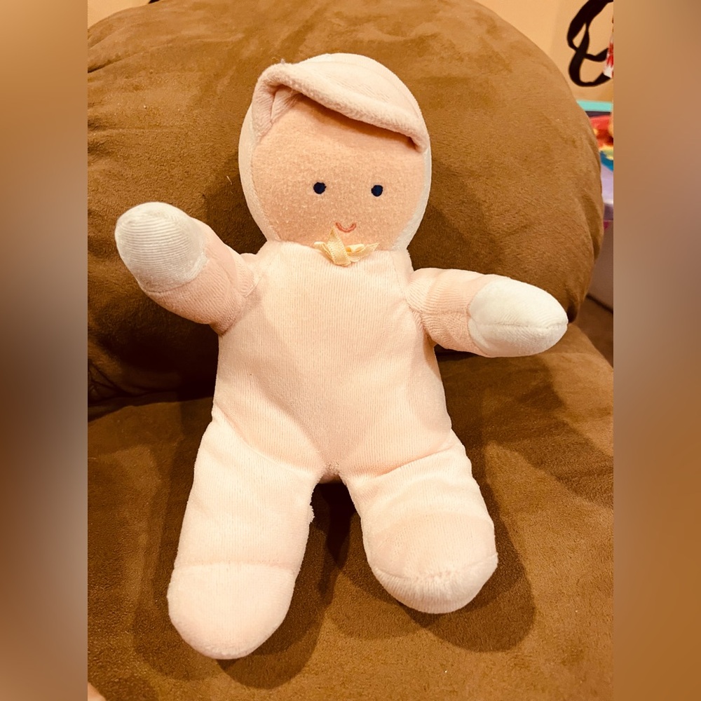 Animal Fair Soft Plush Baby Doll rattle